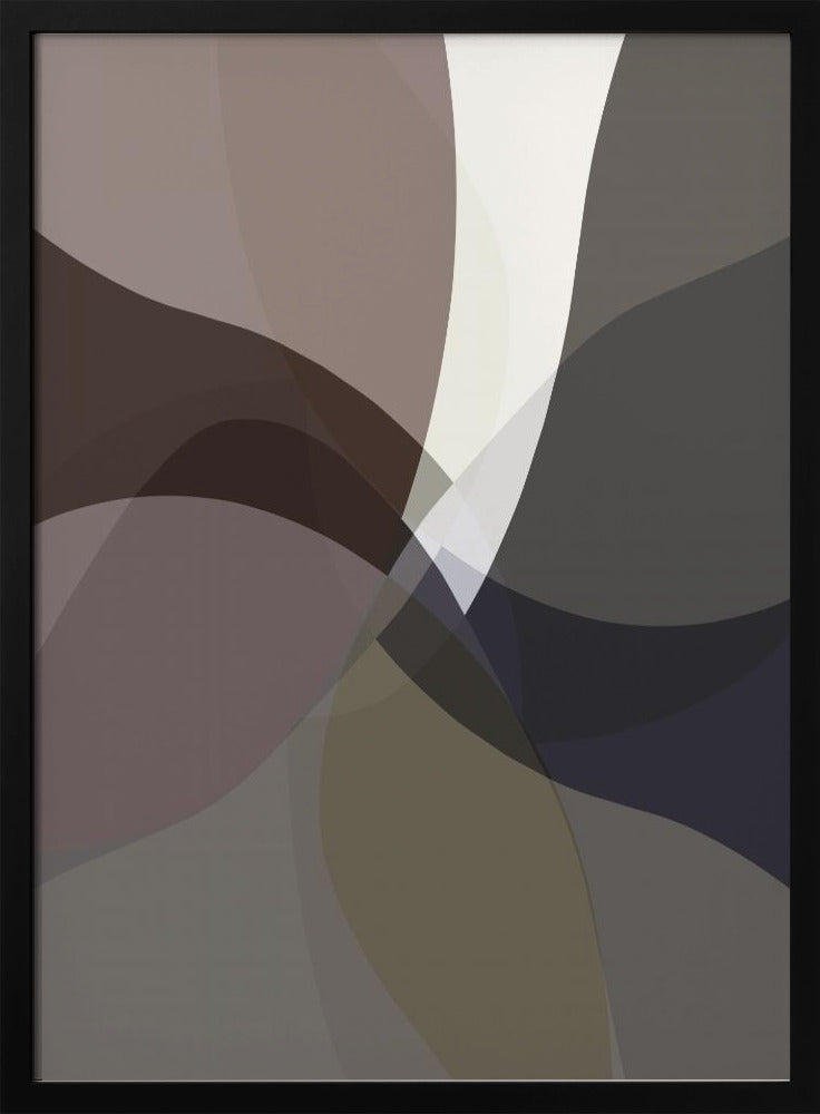 Abstracte neutrale vormen print 5 | Poster