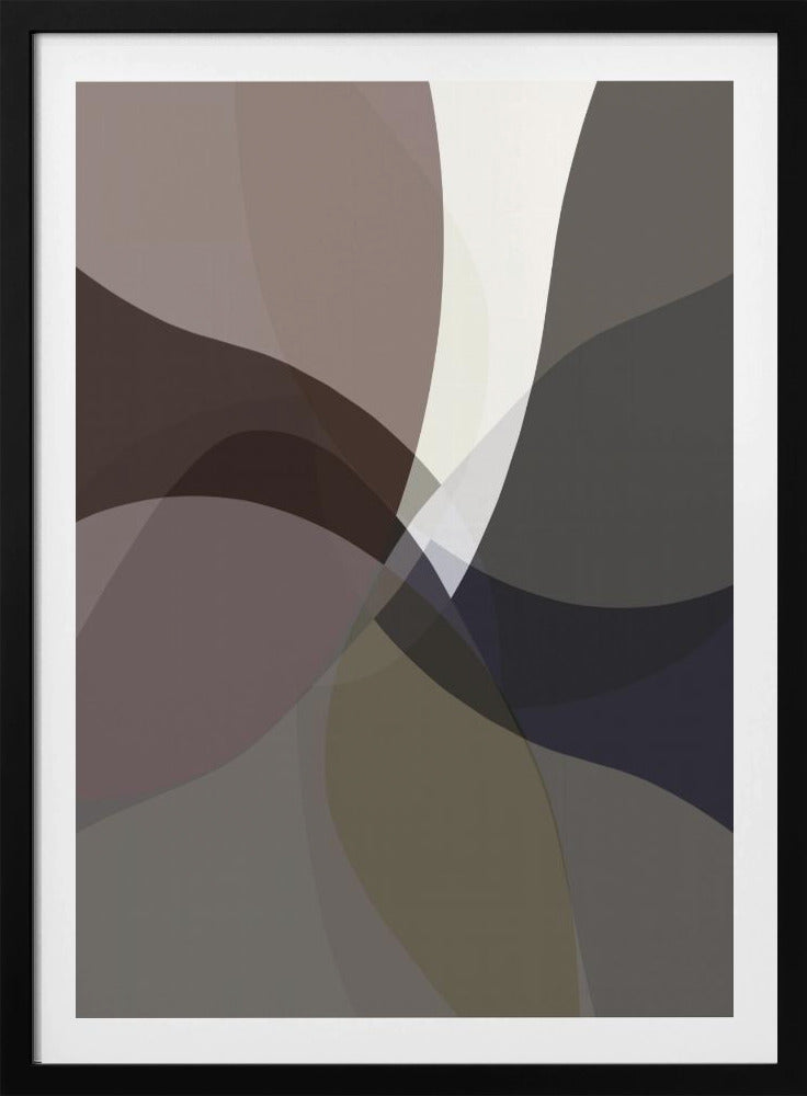 Abstracte neutrale vormen print 5 | Poster