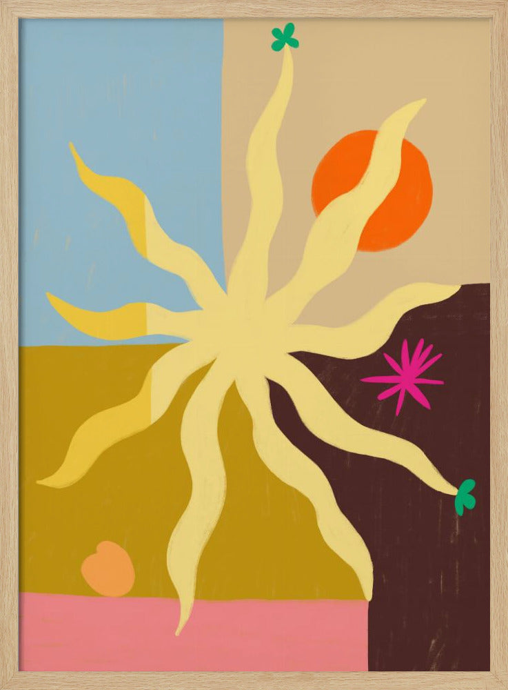 De zon, de vrucht en de bloem | Poster