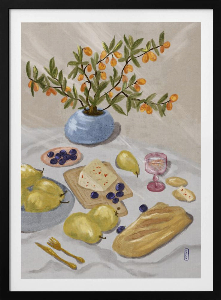 Gin and Tonic In the Afternoon Sun Illustration | Poster