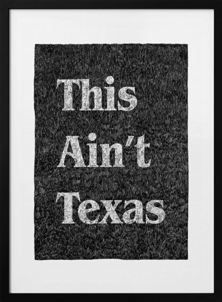 Dit is niet Texas | Poster