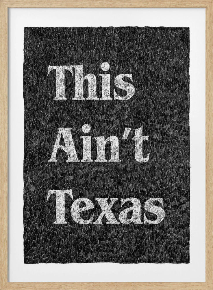 Dit is niet Texas | Poster
