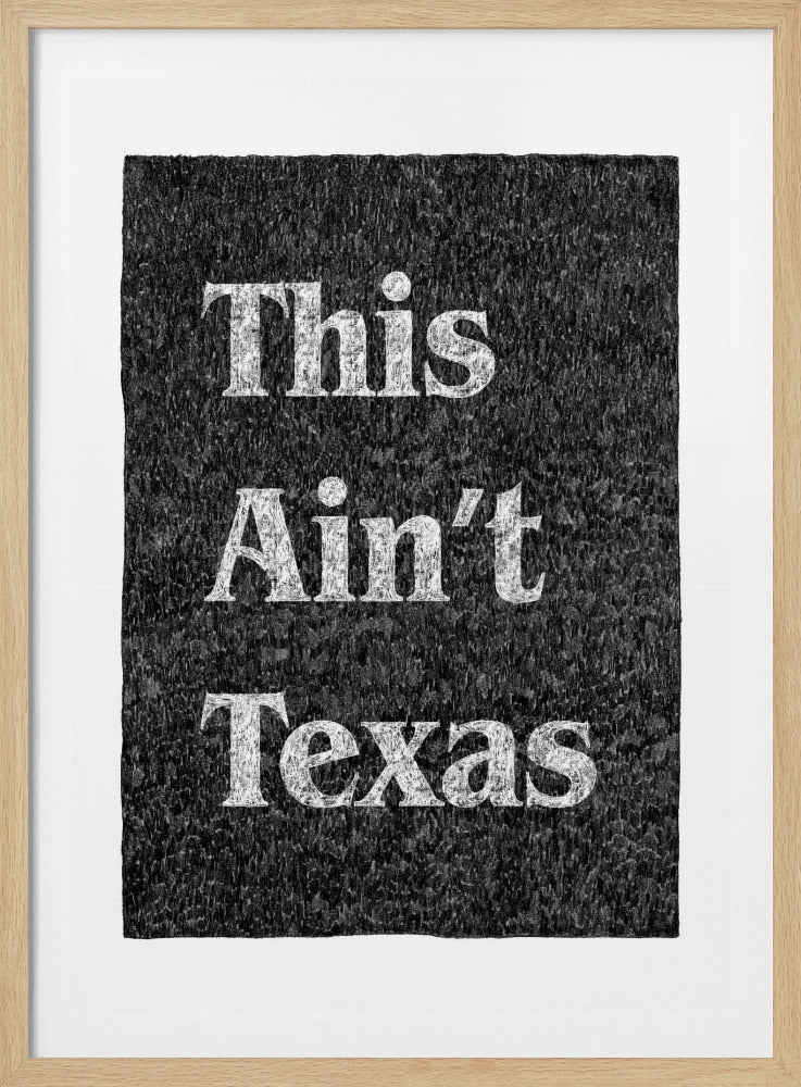 Dit is niet Texas | Poster