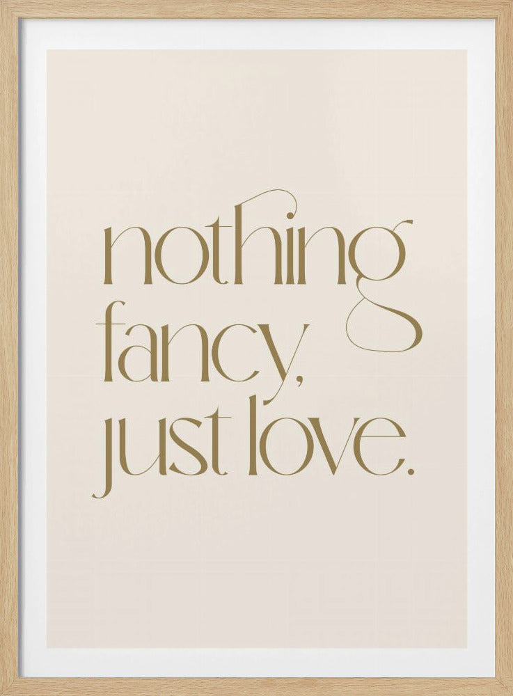 Niets bijzonders, gewoon liefde | Poster