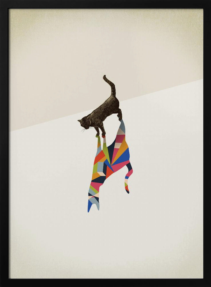 Wandelende Schaduw, Kat | Poster