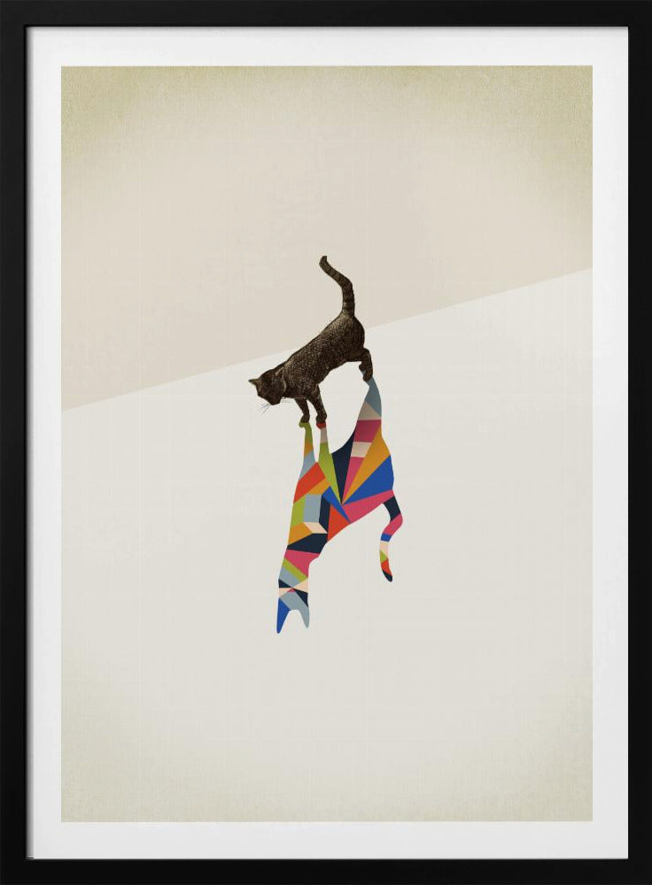 Wandelende Schaduw, Kat | Poster
