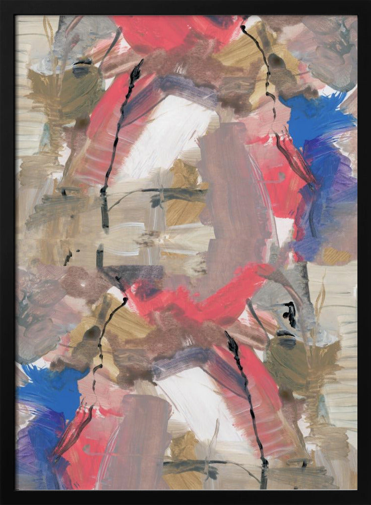 Abstract Zacht Profiel 3 | Poster