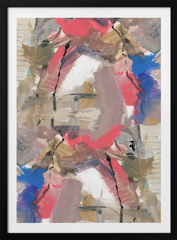 Abstract Zacht Profiel 3 | Poster