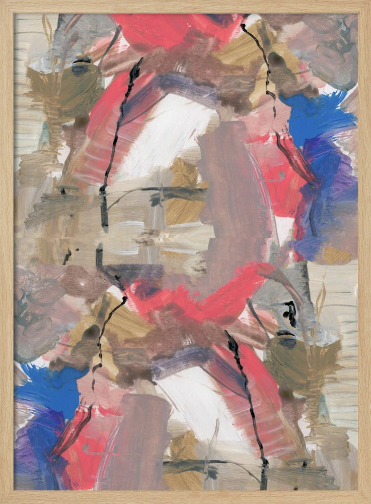 Abstract Zacht Profiel 3 | Poster