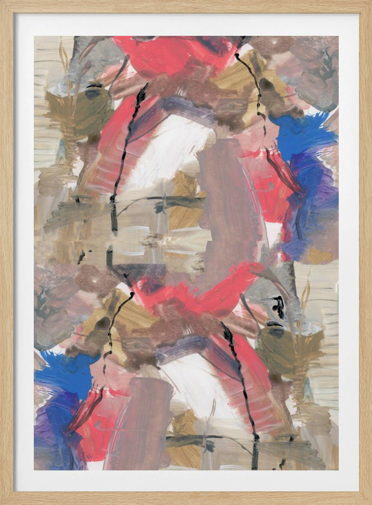 Abstract Zacht Profiel 3 | Poster