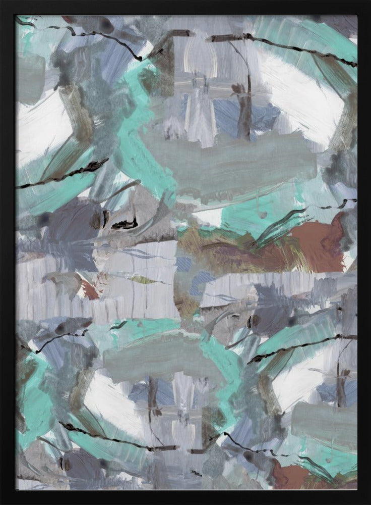 Abstract Zacht Profiel 4 | Poster