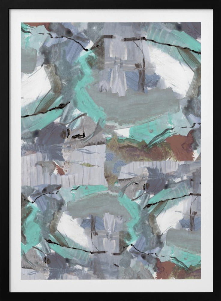 Abstract Zacht Profiel 4 | Poster