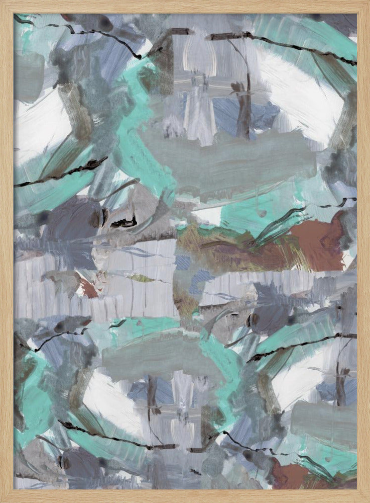 Abstract Zacht Profiel 4 | Poster