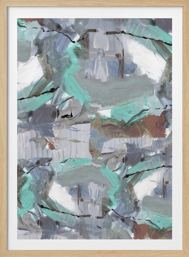 Abstract Zacht Profiel 4 | Poster