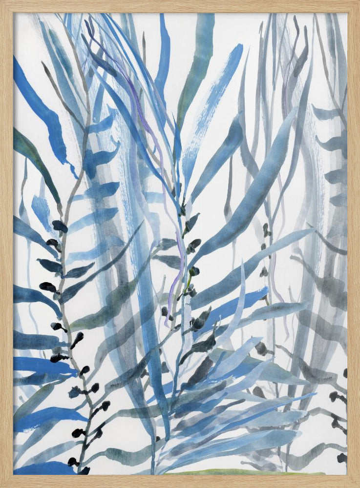 Blue Seaweed No2 | Poster