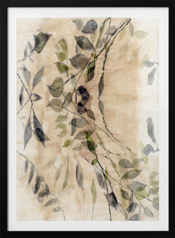 Colour Washed Leaves No3 | Poster