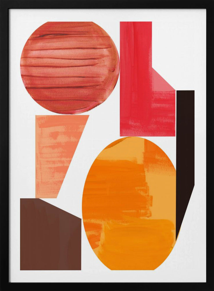 Geometric Warmth No1 | Poster