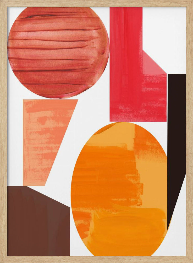 Geometric Warmth No1 | Poster