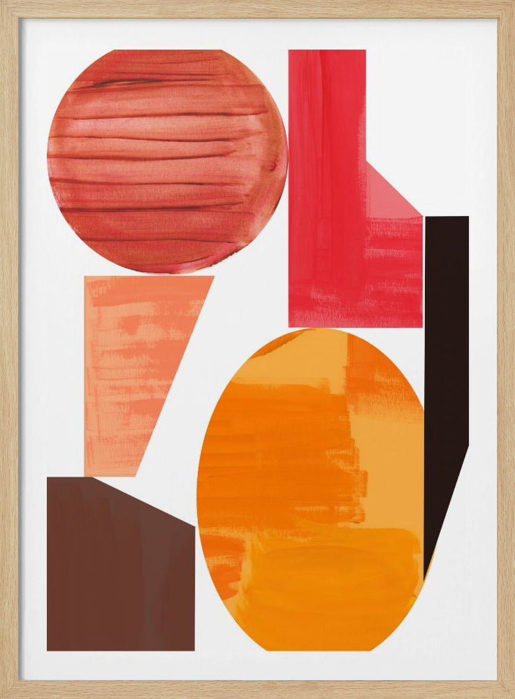 Geometric Warmth No1 | Poster