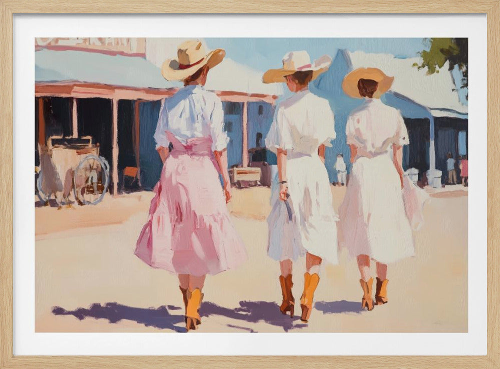 Retro Western Dames | Poster