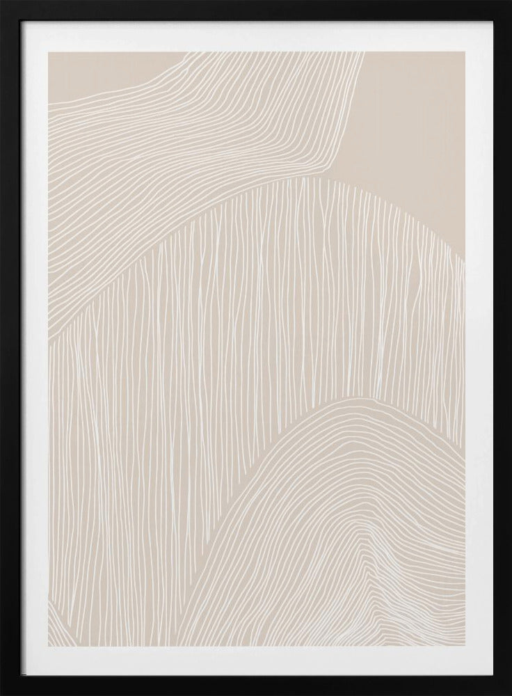 Abstracte lijnkunst | Poster