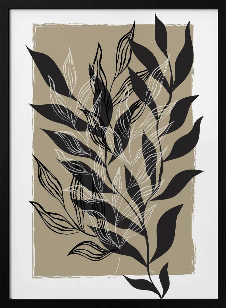 Minimalistisch botanisch ontwerp | Poster