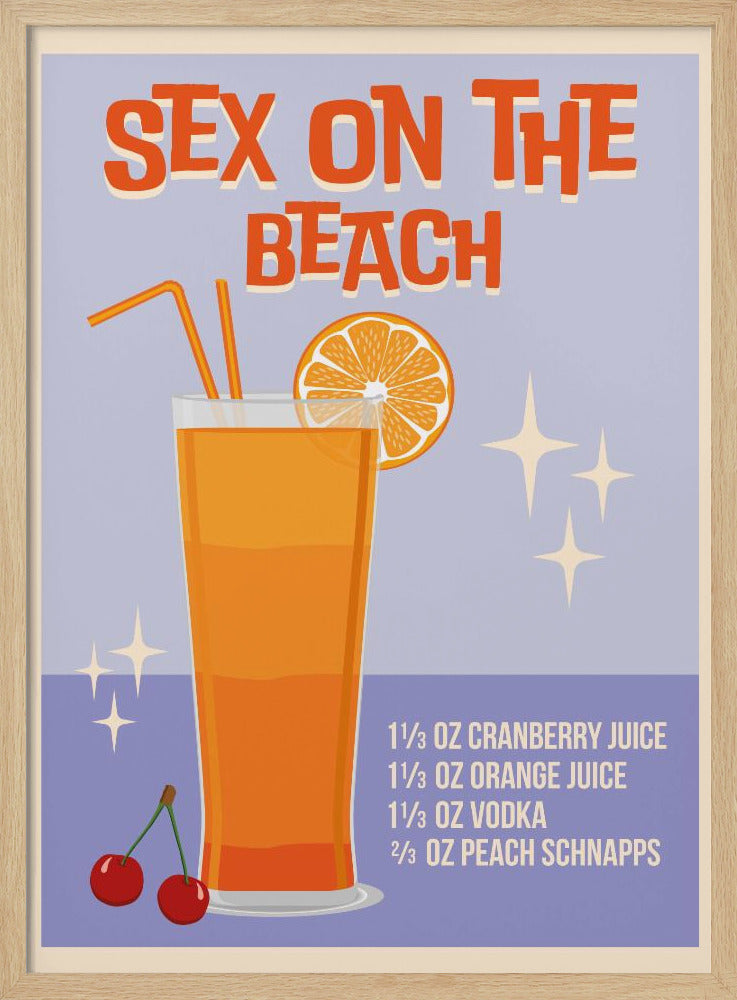 Seks op het strand | Poster
