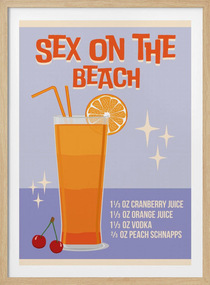 Seks op het strand | Poster