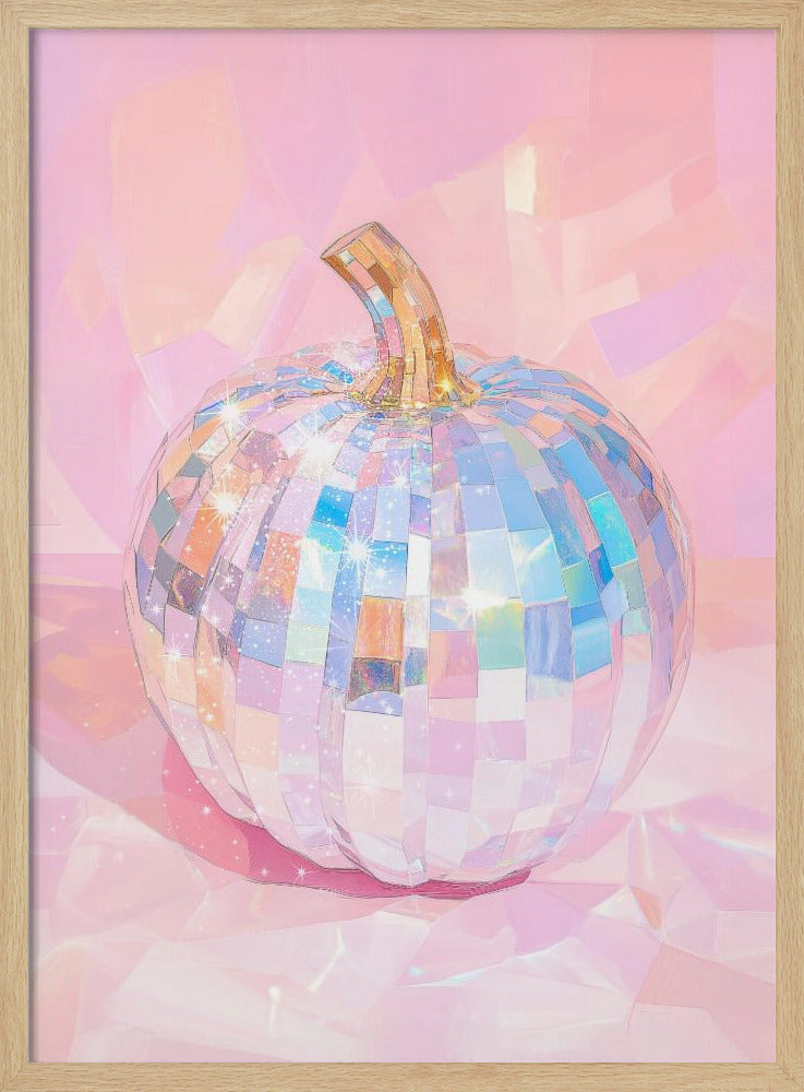 Iriserende discobalpompoen | Poster