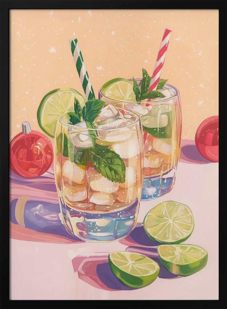 Mojito Zomercocktails met Limoen en Munt | Poster