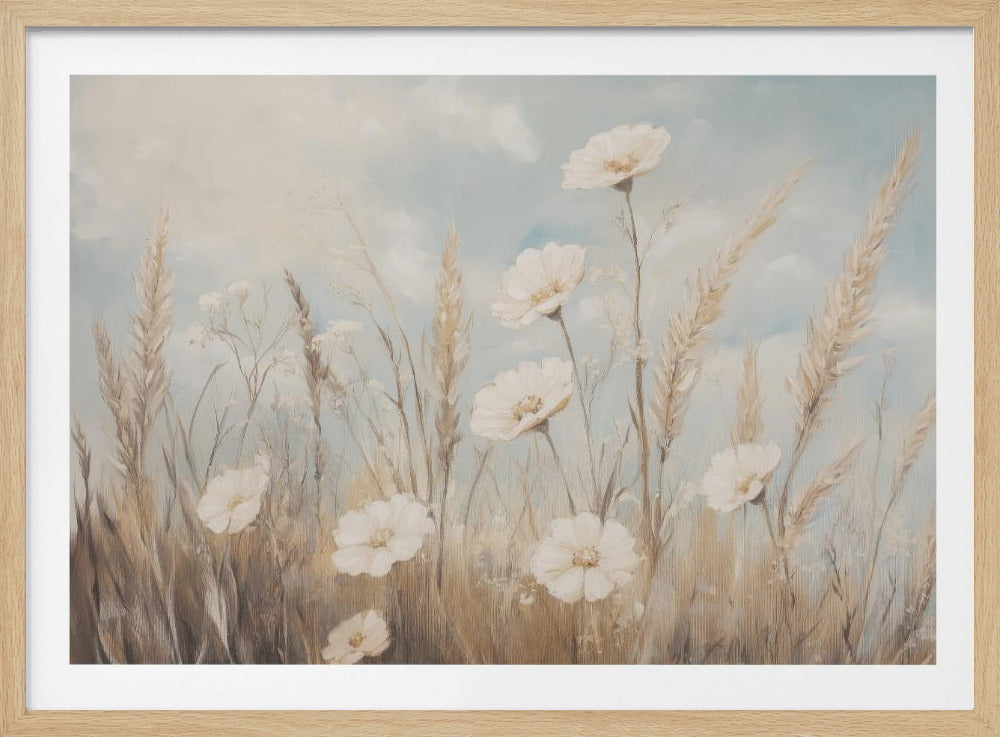Serene weidebloesems | Poster