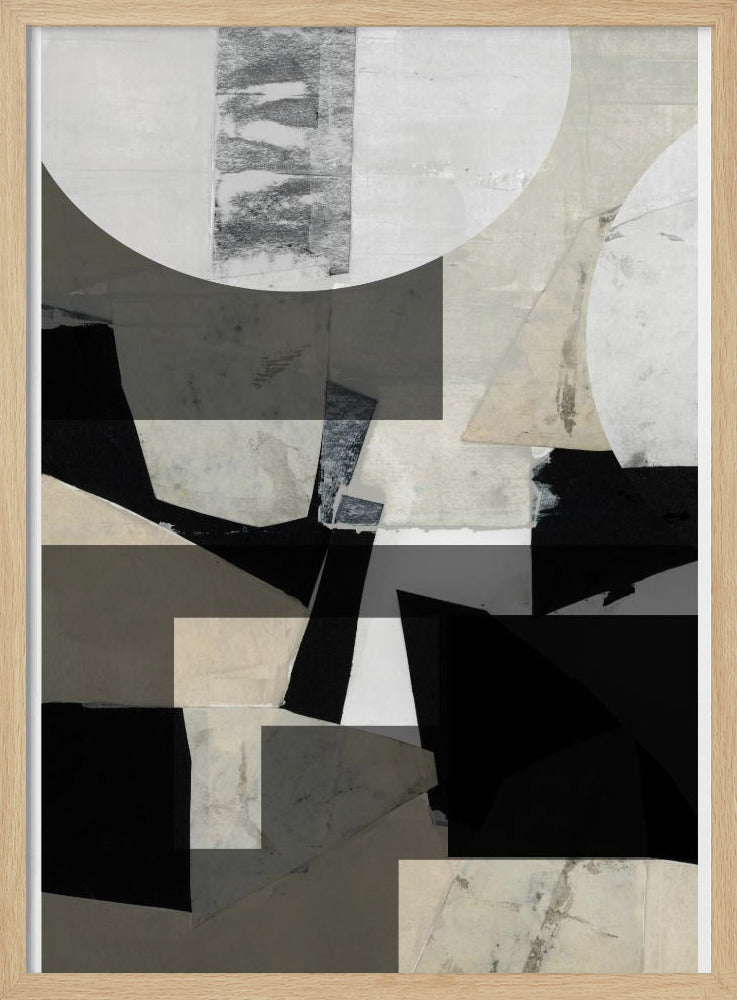Monochrome compositie nr. 1 | Poster