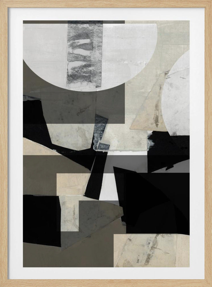 Monochrome compositie nr. 1 | Poster