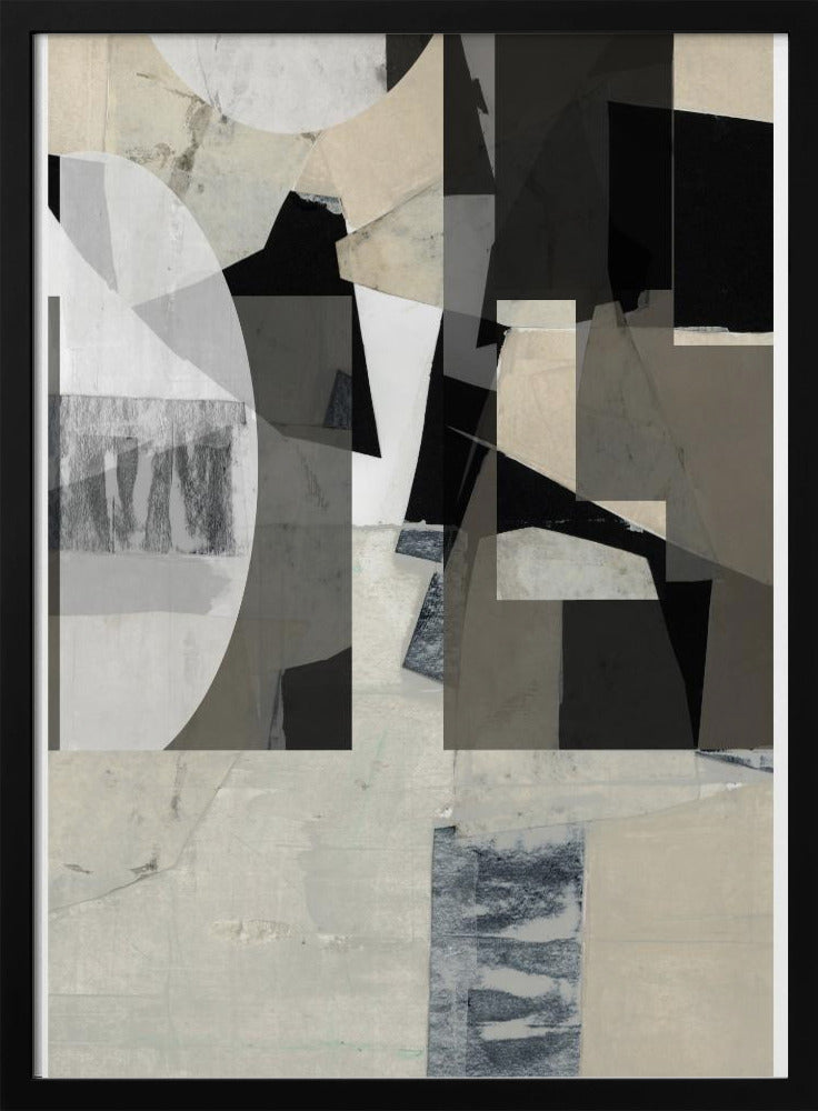 Monochrome compositie nr. 2 | Poster