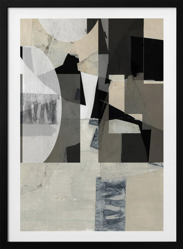 Monochrome compositie nr. 2 | Poster