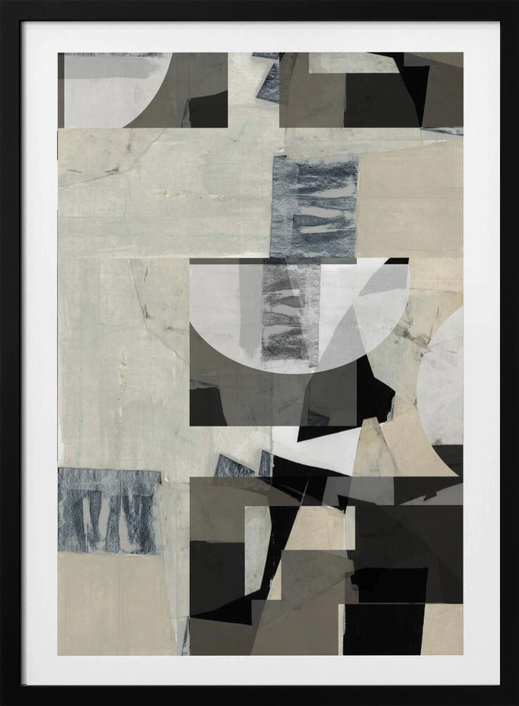 Monochrome compositie nr. 3 | Poster