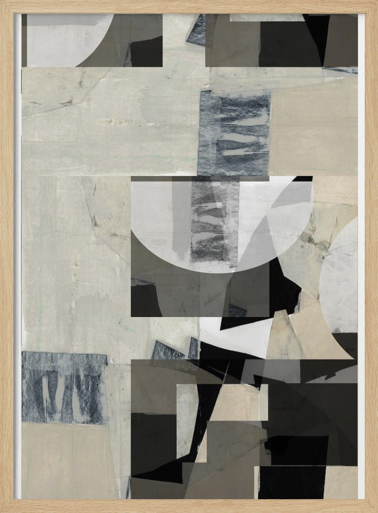 Monochrome compositie nr. 3 | Poster