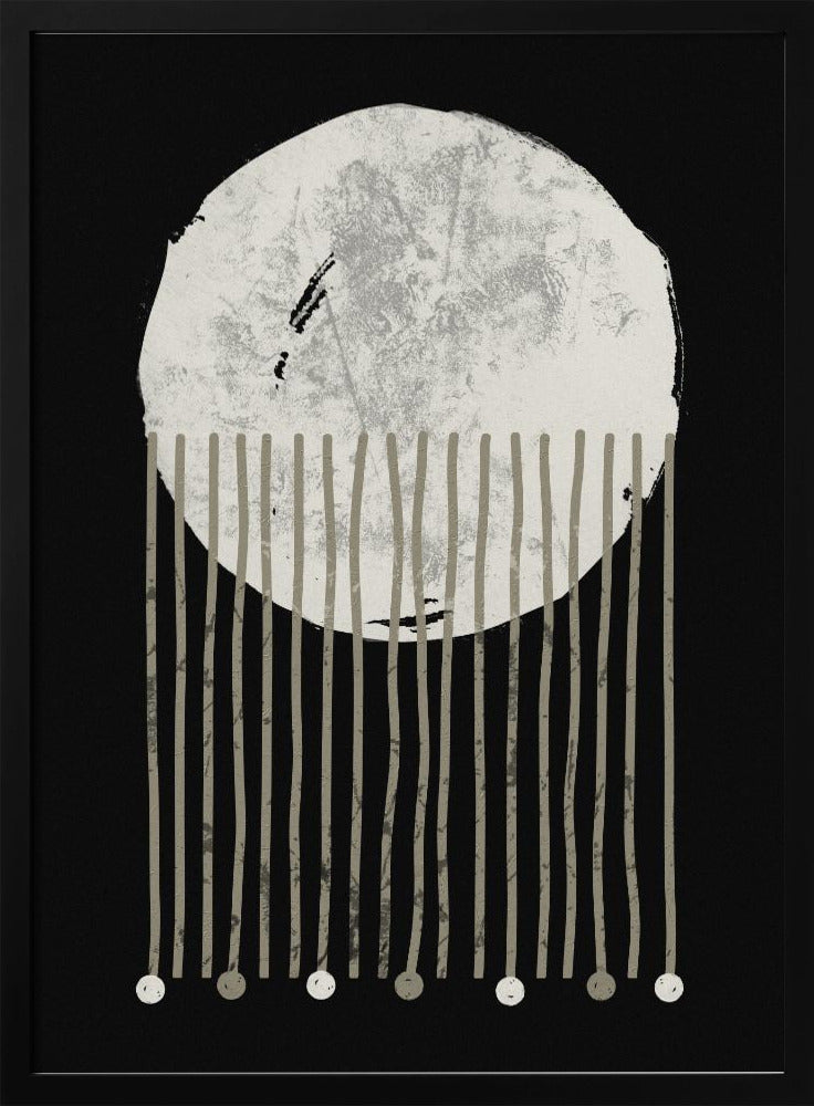 De abstractie van de avondval | Poster
