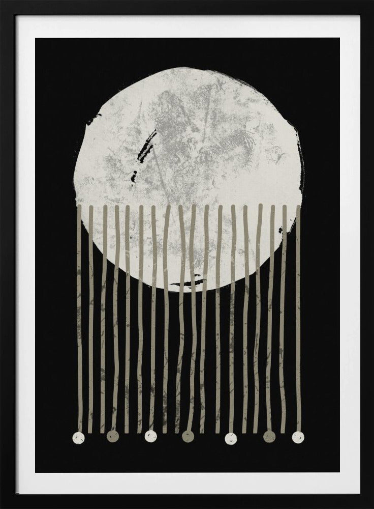 De abstractie van de avondval | Poster