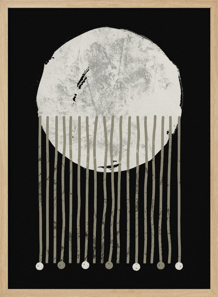De abstractie van de avondval | Poster