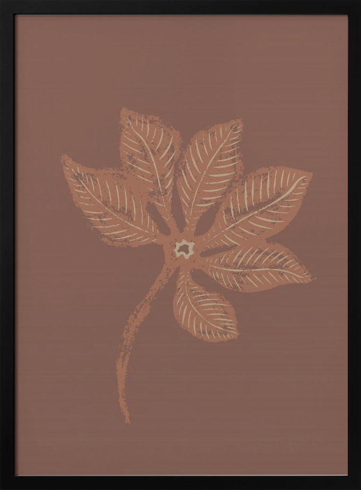 Abstract Mochs-gebladerte | Poster