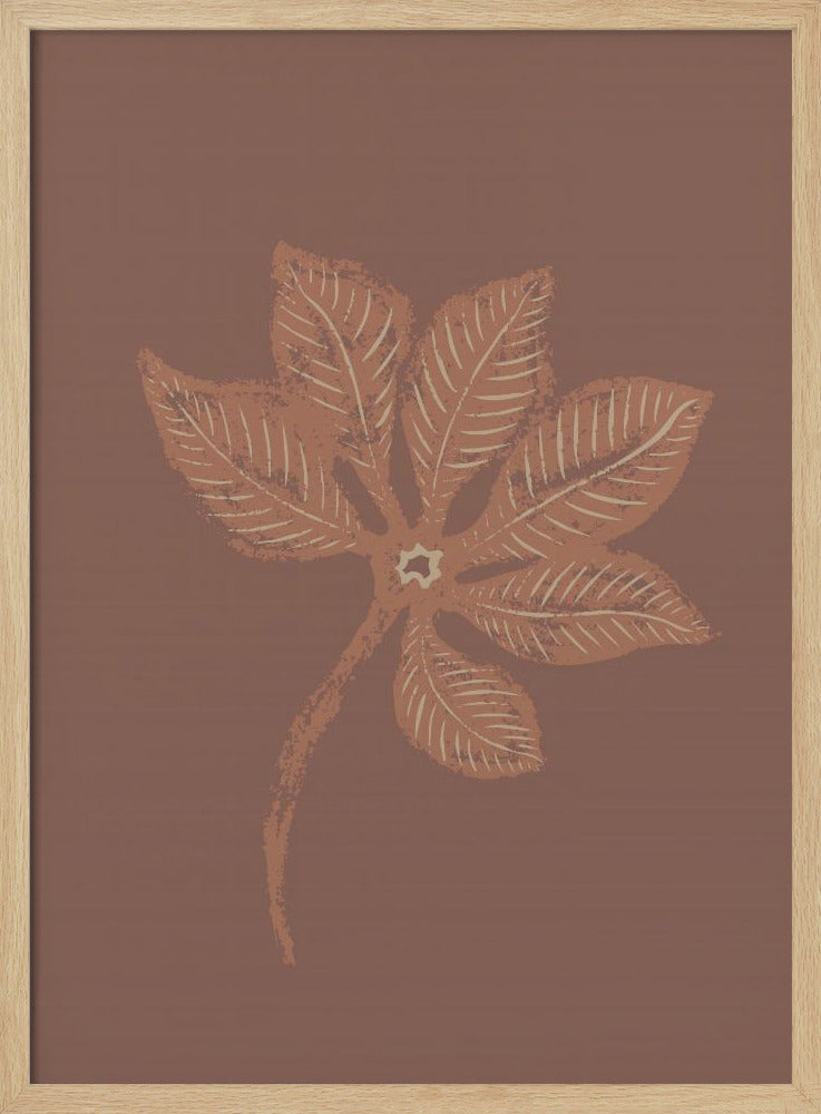 Abstract Mochs-gebladerte | Poster