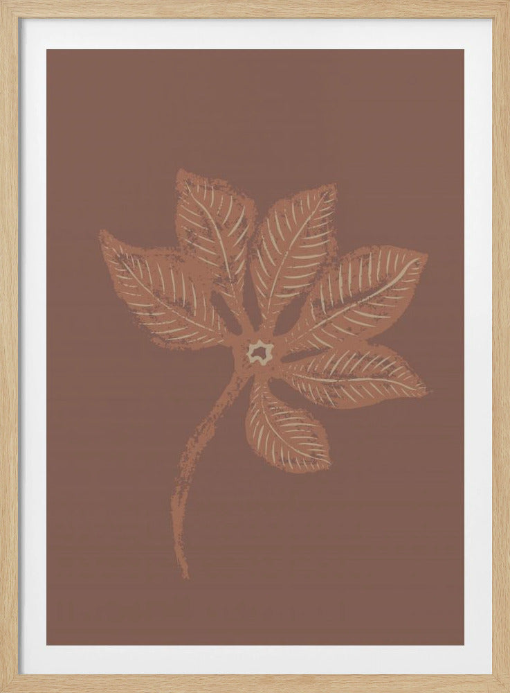 Abstract Mochs-gebladerte | Poster