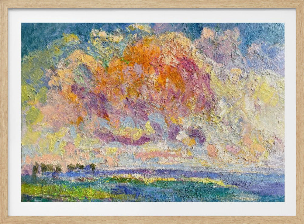 Levendig schilderachtig landschap | Poster