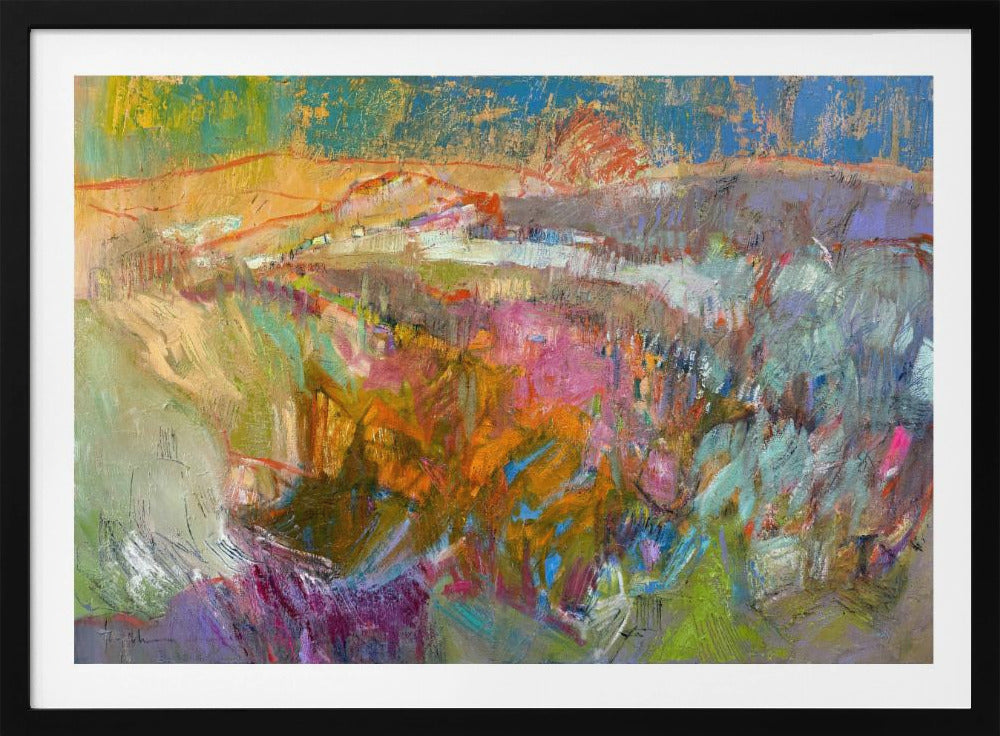 Levendig berglandschap | Poster