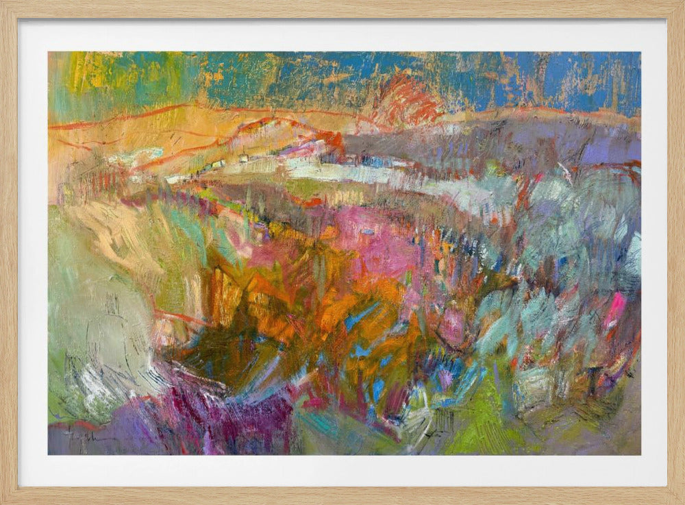 Levendig berglandschap | Poster