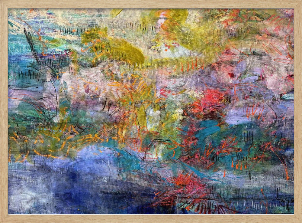 Expressionistische inscriptie | Poster