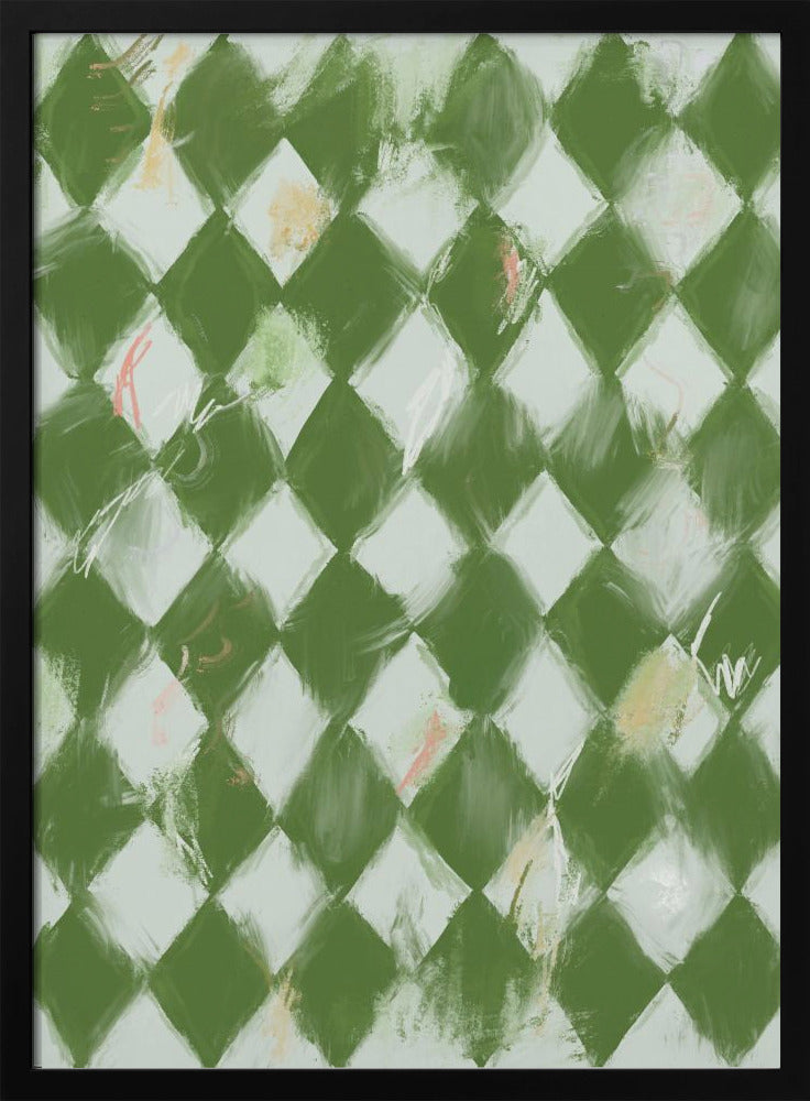 Groene diamanten | Poster