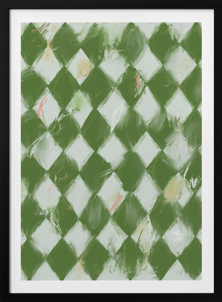 Groene diamanten | Poster