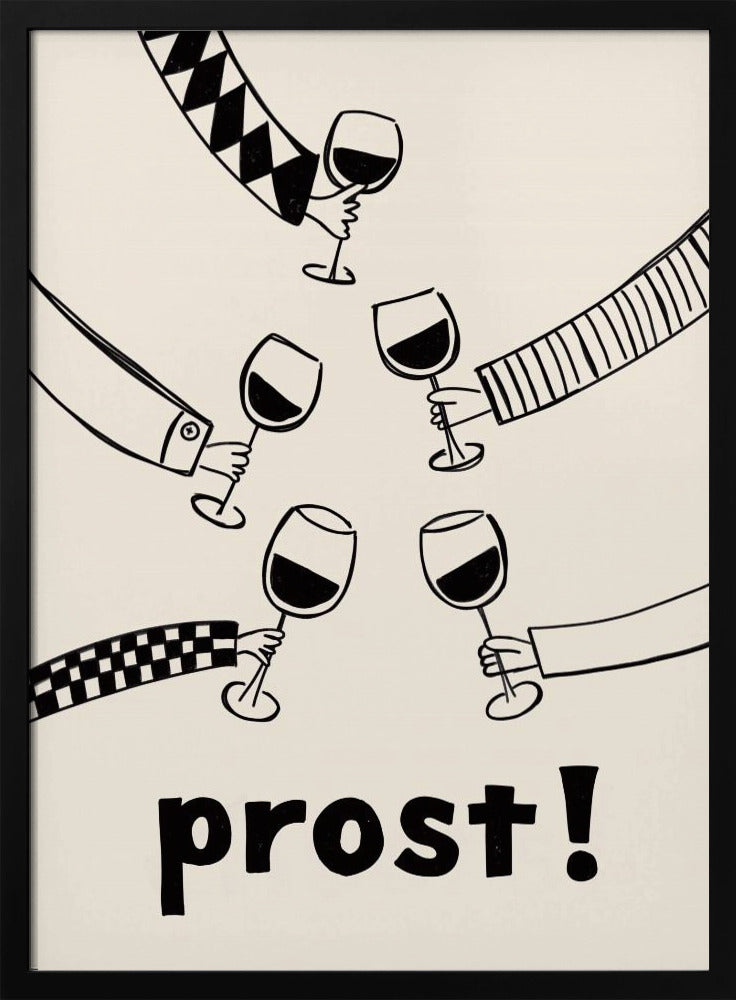 Proost! Wijnfeest met vrienden | Poster